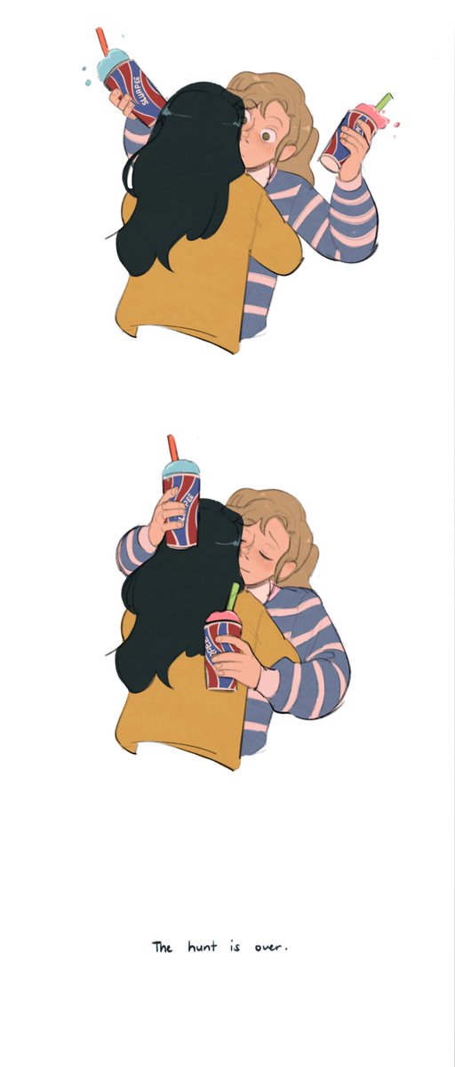 employedhamster's tweet photo. Ending so devastating I had to draw a happy ending for her https://t.co/r4OXYkB1dG