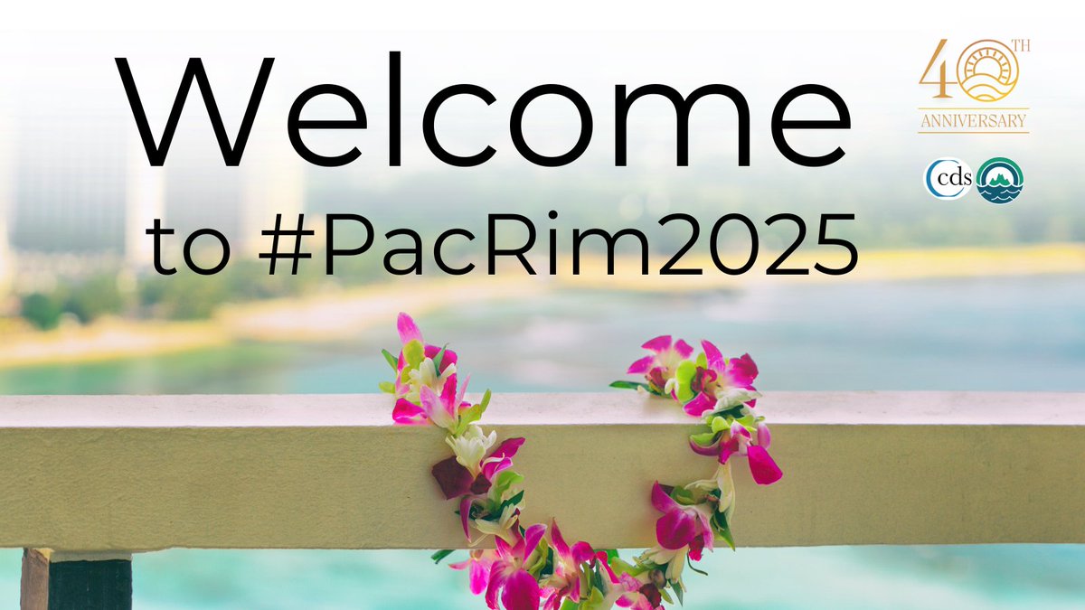 Welcome to the #PacRim2025!! Don't forget

✔️Breakfast until 9am
✔️Whova is the conference app
✔️Registration on the 3rd floor
✔️Yoga, exhibitors, legacy wall, photo-ops!
✔️Lunch outdoor on Tue and buffet on Wed
✔️Exhibitor is 312 w/ a chance to win registration for #PacRim2026