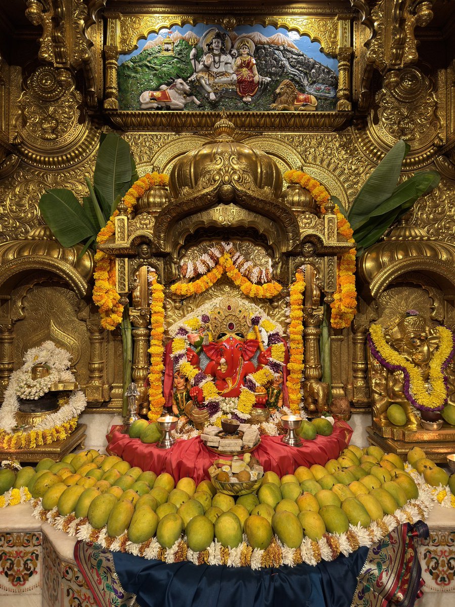 SVTMumbai's tweet photo. 🙏 गणपती  बाप्पा मोरया 🌺मंगलमूर्ती मोरया 🙏१२/०४/२०२५
🙏Ganapati Bappa Moraya 🌺 Mangalmurti Moraya  🙏12/04/2025 https://t.co/omUntSEsAY
