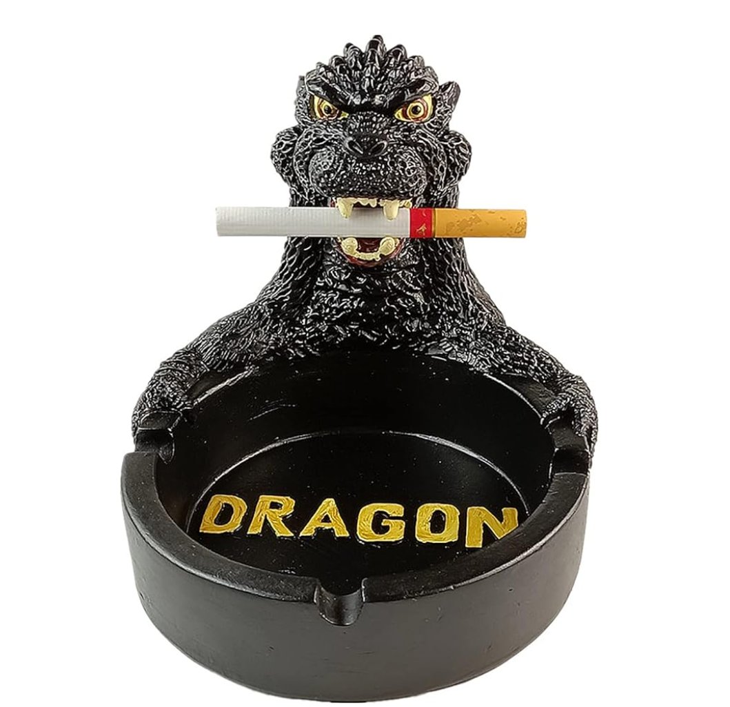 14_kaiju's tweet photo. Anyone need a Godzilla ashtray? https://t.co/CshUJENb9U