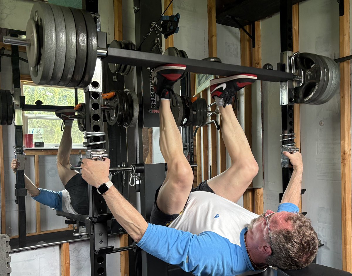 Leg day-vertical leg press 
310#. X 17 reps