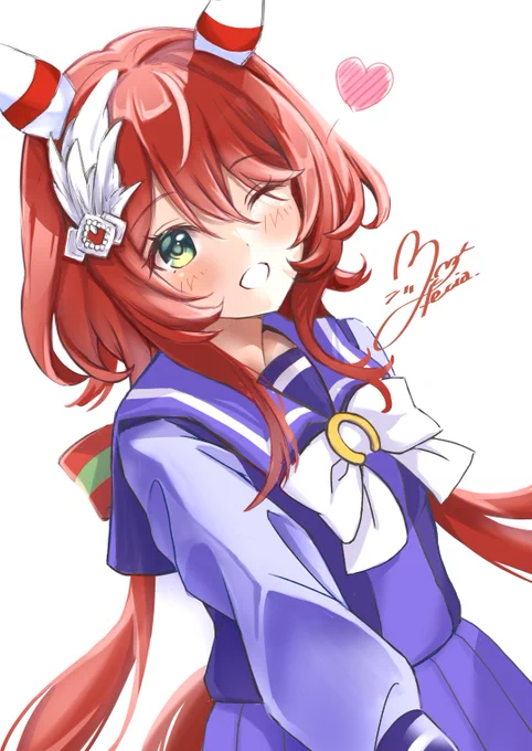 あれから少し手直ししたシオンちゃんですーお納めくださいませ #ウインバリアシオン #ウマ娘