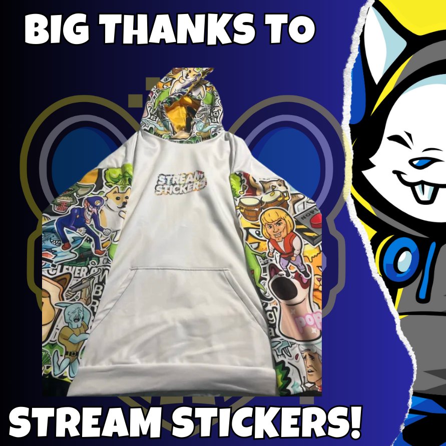TheCheesyDad's tweet photo. Huge shoutout to @StreamStickers for the coziest surprise—this hoodie is so comfy it practically gives XP in comfort! 🧀💥
Thanks for keeping TheCheesyDad warm while we build, game, and drop all the dad jokes. Hoodie level: UNLOCKED. 💯
#StreamStickers #StreamerStyle #FondueCrew #CozyContent
