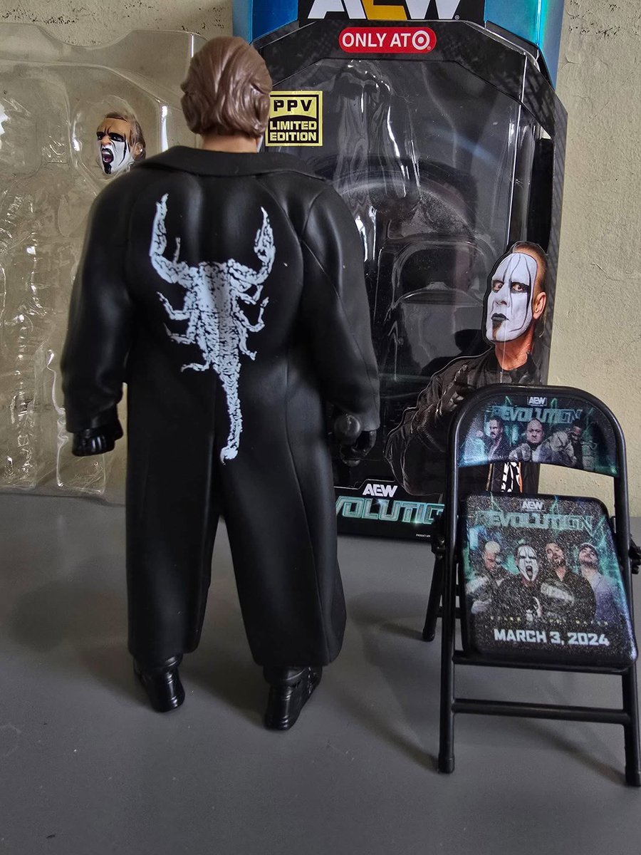 The new PPV edition depicting Sting's last match, comes with