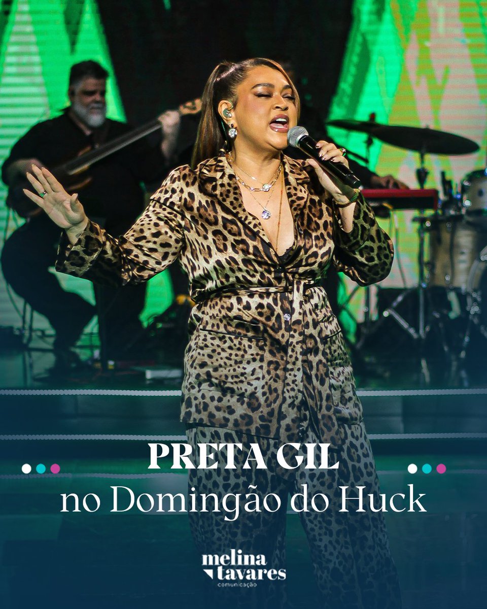 melinatavarespr's tweet image. Em dia de @domingao, trouxemos esse carrossel dos melhores momentos da nossa @PretaGil no programa, recentemente! Foi lindo demais. Quem assistiu?

#MTCSquad #PretaGil #Domingão