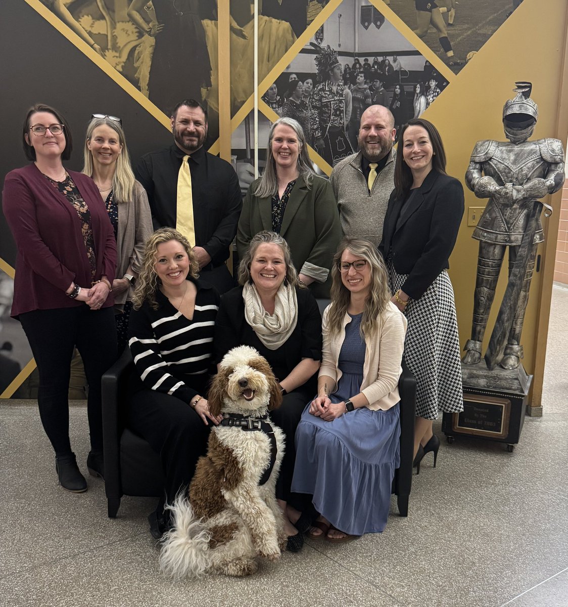 RalstonK's tweet photo. The gang’s all here. 💛Pretty proud of this admin team we have🖤 #BKP #SCCARES https://t.co/4rWBabD3T8