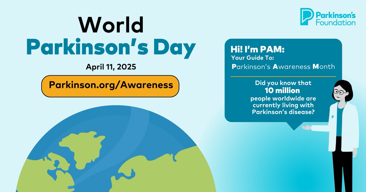 SynergyTucson's tweet photo. oday is World Parkinson's Day.  The Parkinson's Foundation is raising the awareness around Parkinson's Disease.  About 90k people are diagnosed with Parkinson's every year in the U.S. #ParkinsonsAwarenessMonth
https://t.co/IAixAgRAcT https://t.co/EvkleHK2R3