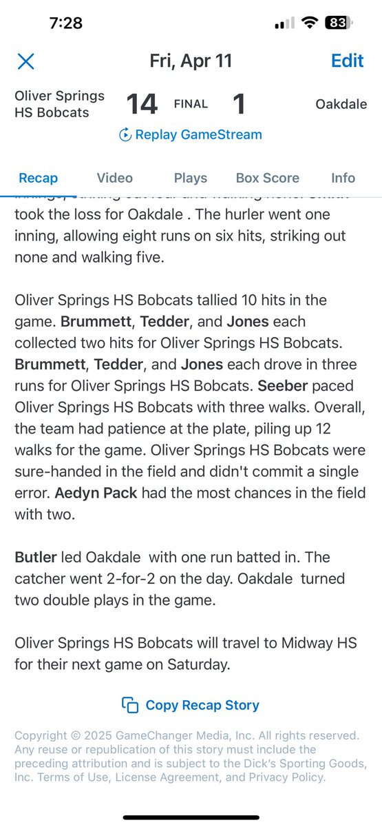 coachkegley's tweet photo. @TBCAorg @ETBCAbsb @5StarPreps @BBBTV12 @prepxtra @RoaneSportsTN https://t.co/eclbp76Fdd