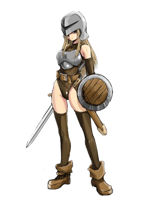 #フォローしなくていいから俺の描いた女キャラ見てくれ 