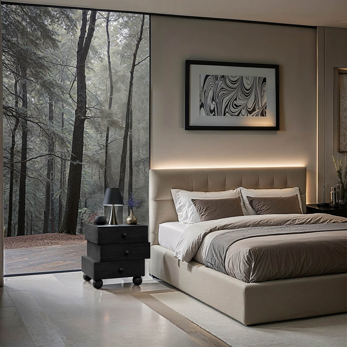 OSGOHOME's tweet photo. ✨ 𝗔𝘀𝗸𝗲𝘄 𝗡𝗶𝗴𝗵𝘁𝘀𝘁𝗮𝗻𝗱 🖤🌙

⭐A luxurious touch that enhances any space.
🛏️A captivating piece that serves as a stylish focal point.
🔨Built for durability and timeless appeal
✉️https://t.co/IYe9uPdWBZ

#OSGOHOMESTUDIO2025 https://t.co/yydMbCYQwY