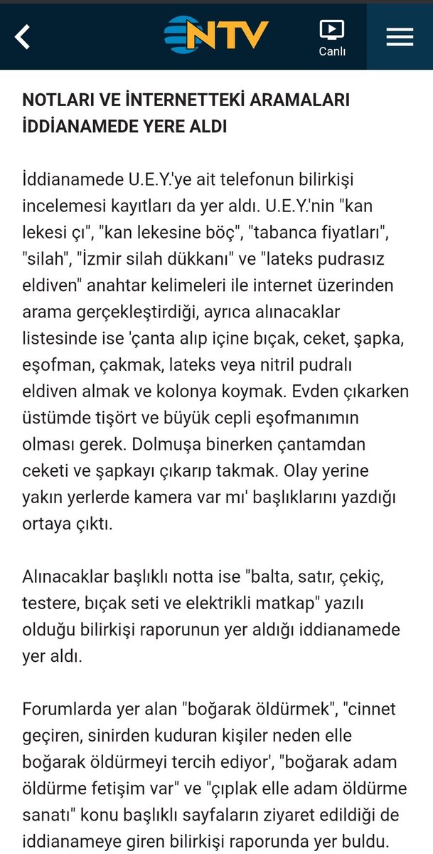 silentcry325's tweet photo. Hiçbir şekilde pişmanlık duymamış, soğukkanlılıkla yapmış üstelik eldiven giyerek bıçaklamış, öldürdükten sonra kızın telefonunu ve çantasını kendi eldivenini çöpe atıp evden ayrılmış
BU BİR KATİL ÇOCUK DEĞİL
#HacerÇağlaÇetinalpİçinAdalet https://t.co/xDt1hwco00