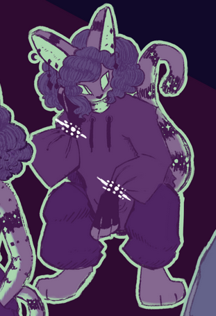 PumaThe7th's tweet photo. @Isketchisuppose ive definitely thought about this..
my sona Gray caters to ghost/dark types, and a bit of grass type
Decidueye, Phantump, Gengar, Umbreon, Chandelure, and maybe Alolan Marowak or Hisuian Zoroark
(Lunala if they had a legendary) https://t.co/kIVjZo5DQ8