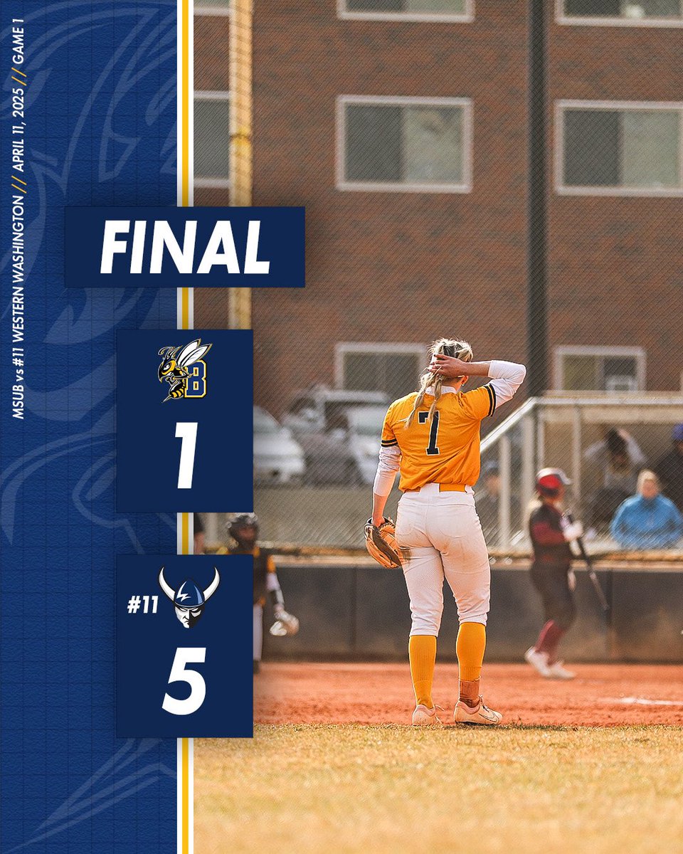 SHUT OUT NO.1️⃣1️⃣ IN THE NATION

MSUB picks up a split on Friday after upsetting Western Washington with a game two shutout

Emily Watters earns Player of the Game honors for her game two gem, while Kennedy Dypwick earned POTG from game one

#MSUBSports | #MSUBSB