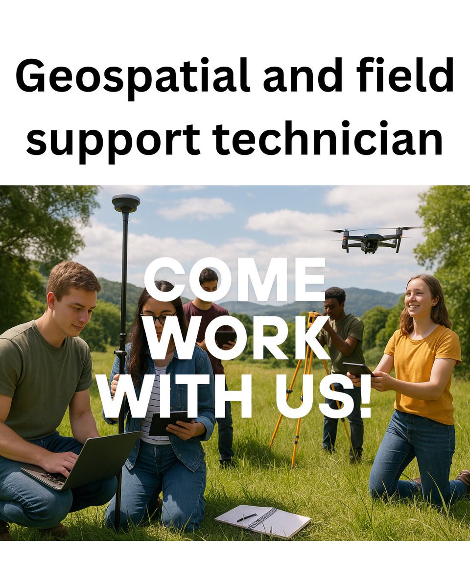 spatialthinklab's tweet image. Come work with us! Geospatial and Field Support Technician. Apply here:
ejye.fa.ap1.oraclecloud.com/hcmUI/Candidat…
The role will support our GIS lab student teaching, exciting and interesting research problems with students and staff and also gets to go into the field to support teaching!