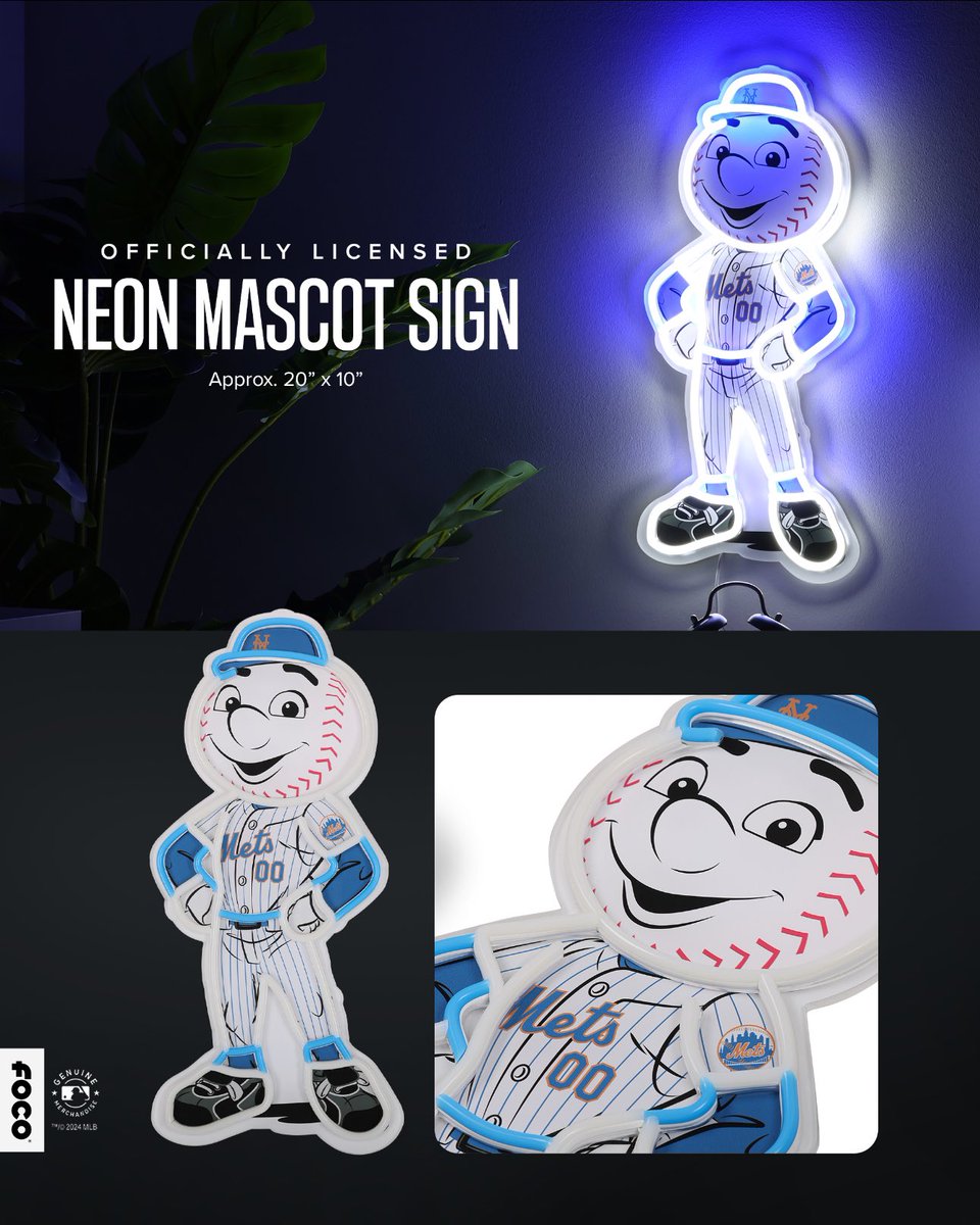 MetCastPod's tweet photo. 🚨METS GIVEAWAY🚨

Mets fans! We are once again Giving away one Mr. Met New York Mets LED Neon Light Up Mascot Sign.

TO ENTER:
- follow  us &amp; @FOCOusa
- Repost

*Bonus*
- Tag a Mets fan (3 Max)

Or

- Follow out insta! (Screen shot proof)

Winner called Sunday! LETS GO METS! https://t.co/MfT2pehdK7