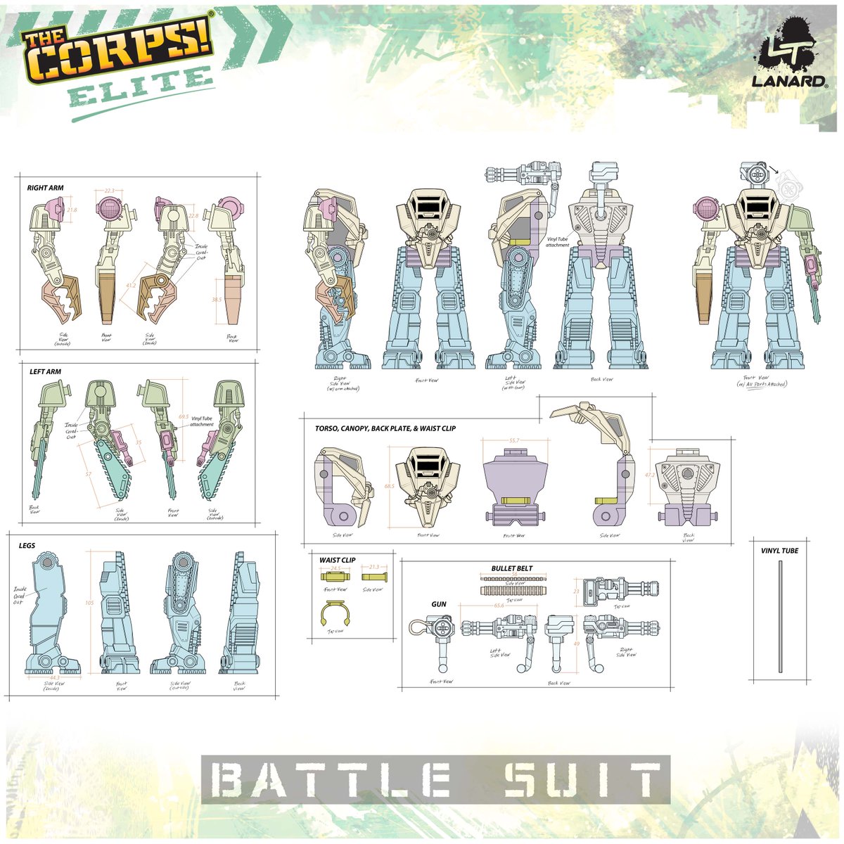Lanard_toys's tweet photo. It's Fan Club Friday!! Some great design drawings by Logan Williams of the Corps! Elite Battle Suits. These were sold separately with a figure as well as in some bigger sets. #cyber #creatures #robots #fanclubfriday #thecorps #biotek #robo #robot #machine https://t.co/CJqkzc0LgU
