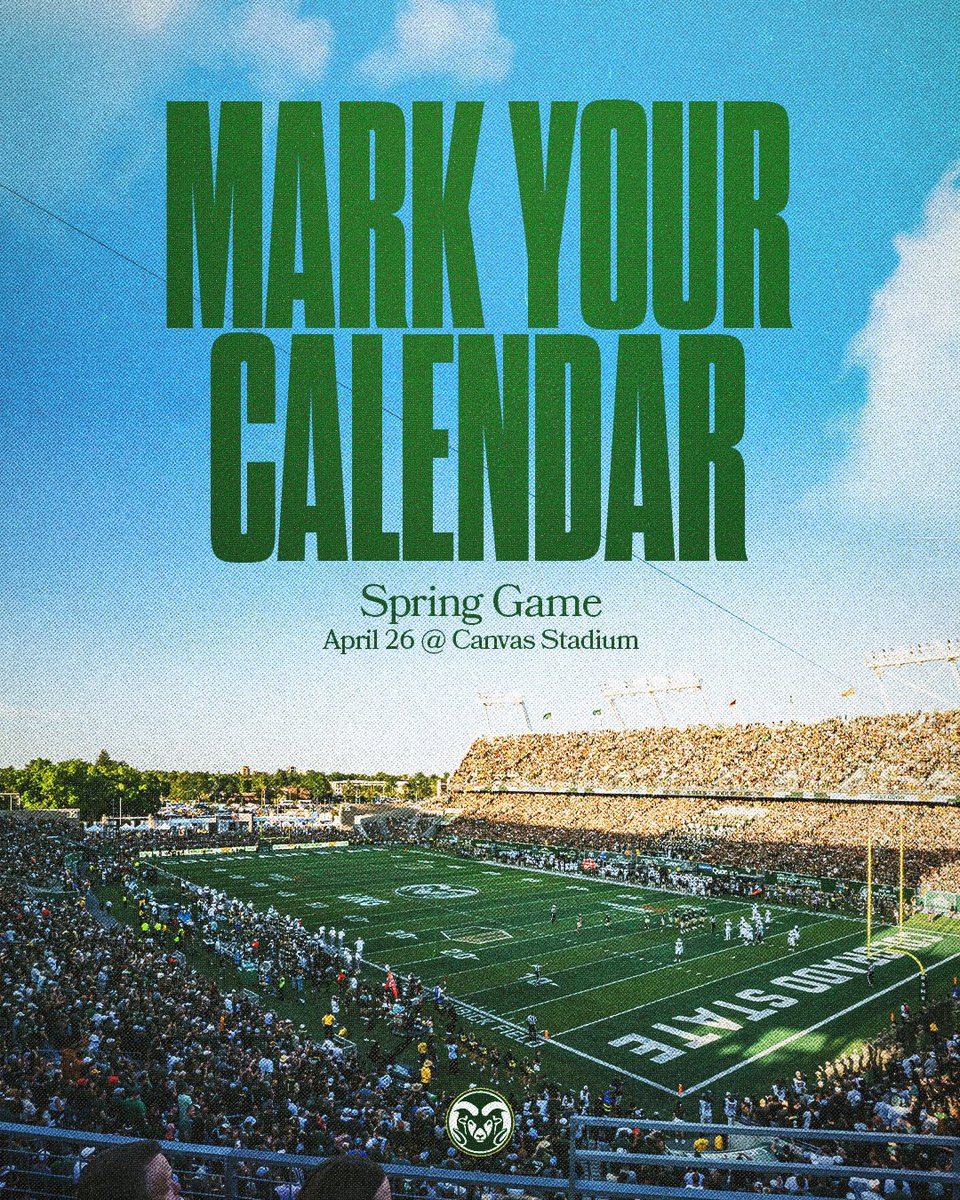 The countdown’s almost over -

Just 2 weeks until the Spring Game! 🏟️

#Relentless x #RamGrit🐏