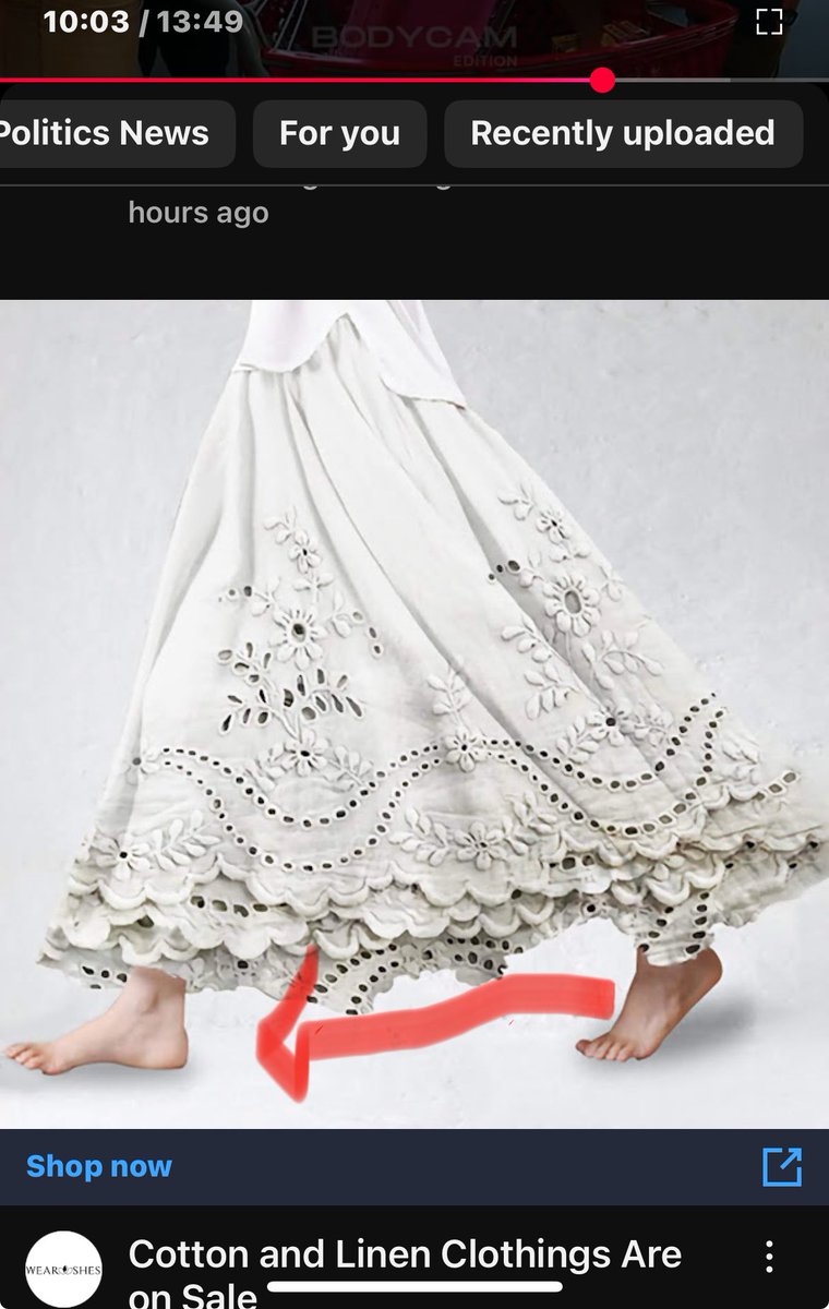 MsRavynPlume's tweet photo. These ridiculous ads on YouTube 😂 Somebody photoshopped the wrong foot!!!! https://t.co/BGytPRPPbw