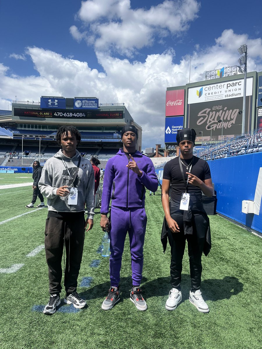 CaiMims1's tweet image. Had A Great Time At Georgia State Spring Game, Love The Atmosphere, Great Exposure @CoachFrank_21 @SAtl_athletics @RecruitGeorgia @On3Recruits @On3sports @DellMcGee @StateBowlFB