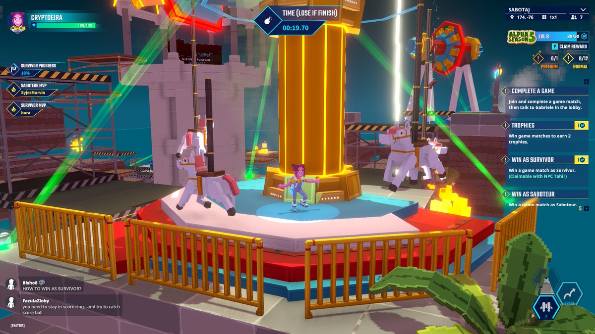 cryptoeira's tweet photo. Round and round we go in @TheSandboxGame 🎠 https://t.co/f17yqBfBWg #AlphaSeason5 https://t.co/LXtm8gVuVu