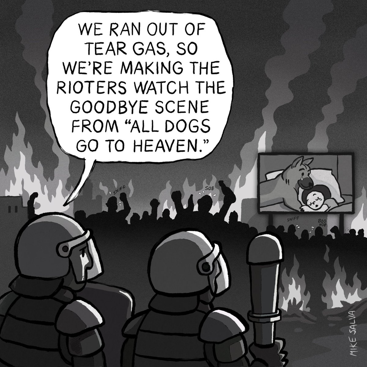 mikesalva's tweet photo. If you know the behind-the-scenes story, and you don't cry, you're an unfeeling soulless monster, that's all.
#comic #cartoon #dogs #80s #movie #films https://t.co/v1IFCS7ZsV