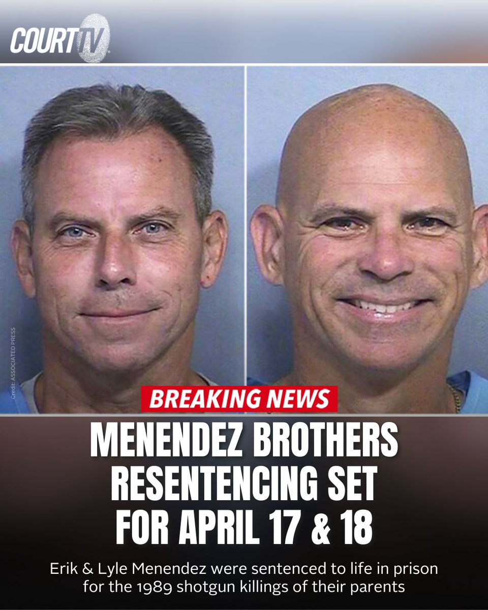 #BREAKING: A judge ruled that the resentencing hearings for #ErikMenendez and #LyleMenendez will proceed despite objections from the Los Angeles County District Attorney. 

Last year, former District Attorney George Gascón requested the #MenendezBrothers’ sentences be reduced