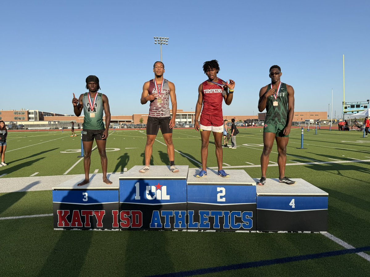 Congratulations to the athletes who qualified for the 6A regional meet in the Boys 200M!
