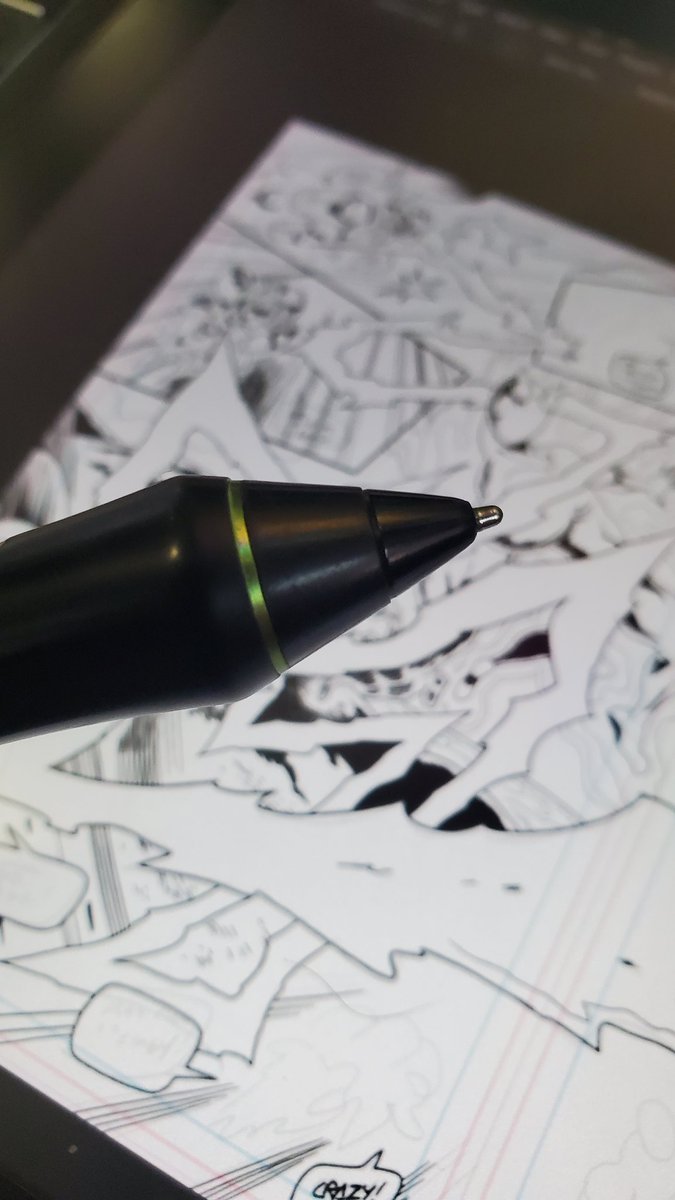 reyyystation's tweet image. Recently upgraded to a TITANIUM NIB for my stylus. As someone who commonly grinds plastic nibs into oblivion, this is an absolute game changer! Also going from plastic to this dope ass silver metal tip makes me feel like Wolverine or T-1000 or something. #MakeComics