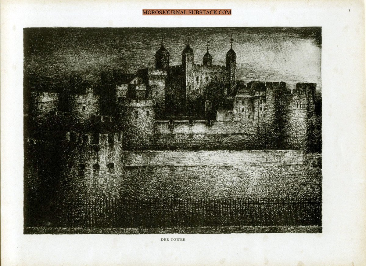 SonOfAeeth's tweet photo. Der Tower by Andreas Paul Weber, from his Britische Bilder published in 1943.

You can read a short introduction about the artist and view the whole book through @morosjournal https://t.co/vQt3Yazjzc