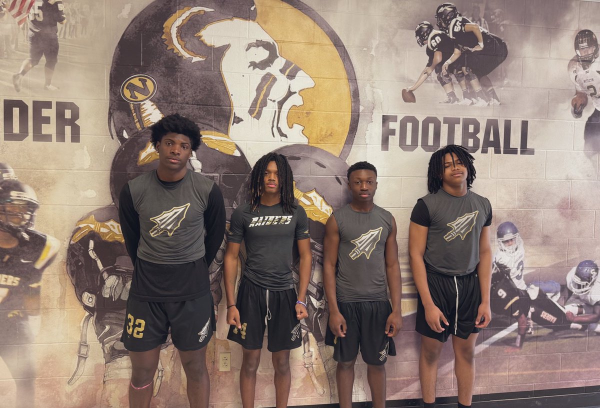 This week, we’re proud to recognize four outstanding athletes who’ve been grinding in the weight room and setting the standard for what it means to be a Raider:

•Phillip Hamilton
•Jayveon Lyons
•Ty’Ari Breedlove
•Darius Mccuiston

These young men have shown unmatched focus,