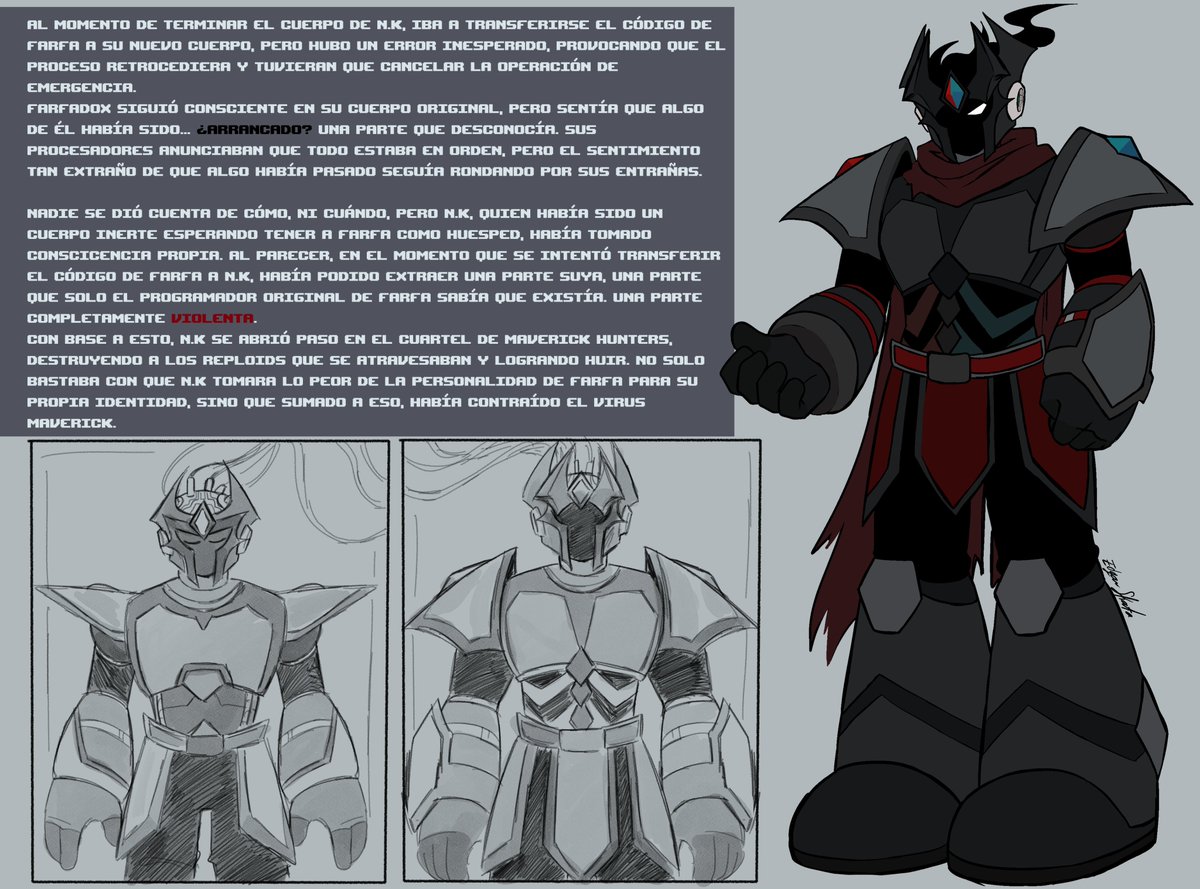 EdgarSkata's tweet photo. Megaman X AU con Farfa y Rich 
porque me gusta mucho megaman y porque me gusta mucho farfa y rich jajaj
Muuuucho texto
#farfadoxfanart #cubiartrich https://t.co/ZQAPnqlV4S