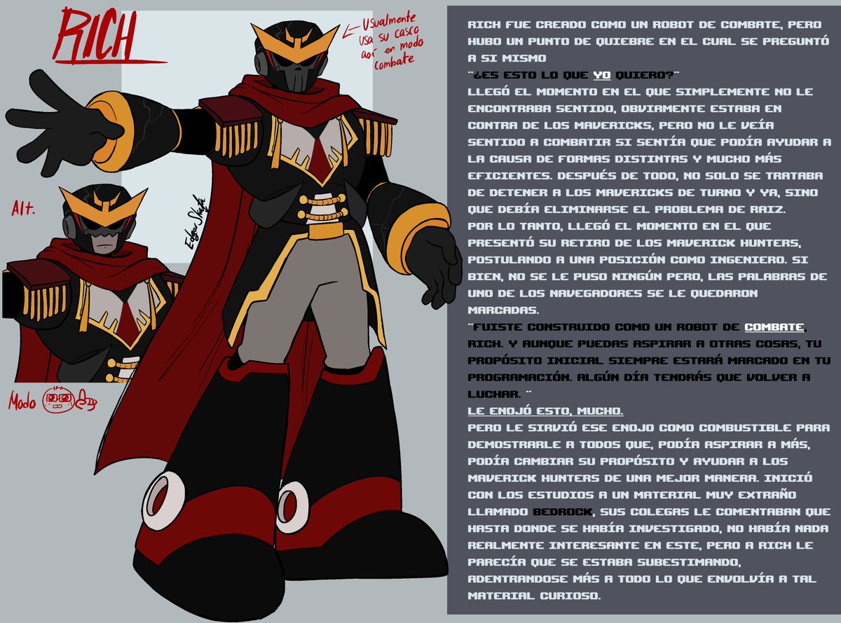 EdgarSkata's tweet photo. Megaman X AU con Farfa y Rich 
porque me gusta mucho megaman y porque me gusta mucho farfa y rich jajaj
Muuuucho texto
#farfadoxfanart #cubiartrich https://t.co/ZQAPnqlV4S
