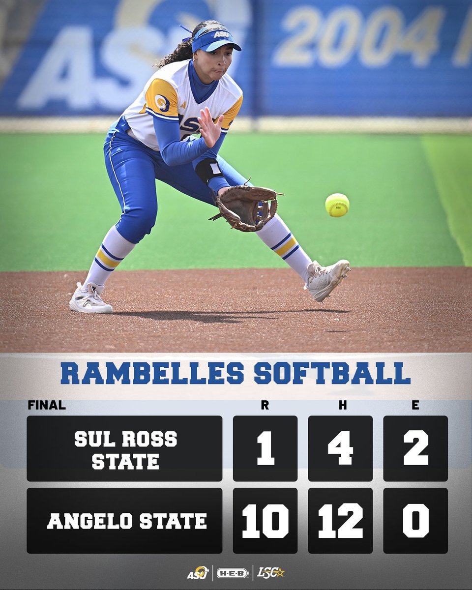 The Rambelles run-rule their way to a game one win! 

#RamEm