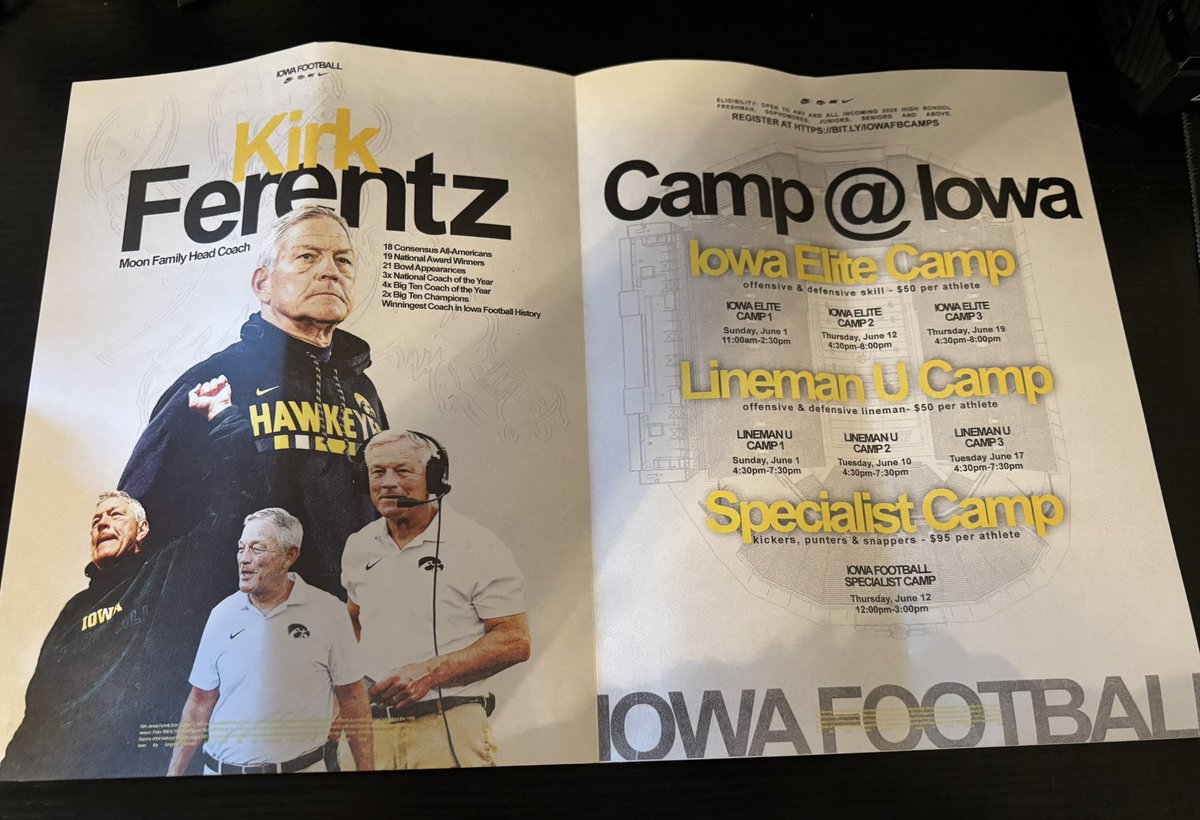BeachemBryce's tweet image. Thank you for the mail. @HawkeyeFootball