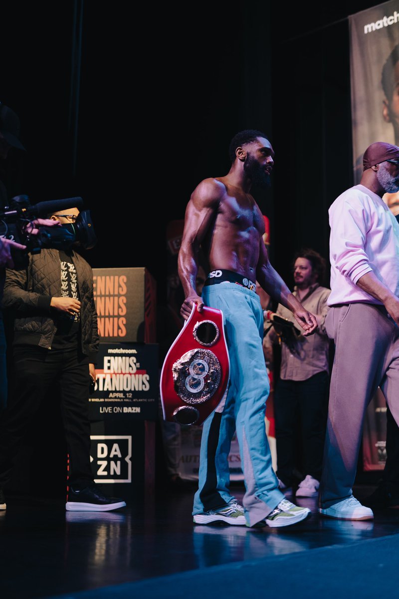 Boots (@jaronennis) on Twitter photo 146.4 ⚖️💪🏾🔪🆙 🤫😈 I can’t wait 🥶Another day another dollar 😉#TeamEnnis #LetsGetIt❗️Tune In tomorrow at 8pm #DontWantToMiss 😮💨
#Dazn📺🤪
#EnnisStanionis
#MainEvent
#TeamEnnis 🐺⚰️
#UnifiedChamp🤴🏾
#LinealChamp💫
#Undefeated
#LLSM👵🏾❤️
#HISTORY
<a href="/justinshootz/">Justinshootz</a> : 📸🔥 146.4 ⚖️💪🏾🔪🆙 🤫😈 I can’t wait 🥶Another day another dollar 😉#TeamEnnis #LetsGetIt❗️Tune In tomorrow at 8pm #DontWantToMiss 😮💨
#Dazn📺🤪
#EnnisStanionis
#MainEvent
#TeamEnnis 🐺⚰️
#UnifiedChamp🤴🏾
#LinealChamp💫
#Undefeated
#LLSM👵🏾❤️
#HISTORY
<a href="/justinshootz/">Justinshootz</a> : 📸🔥