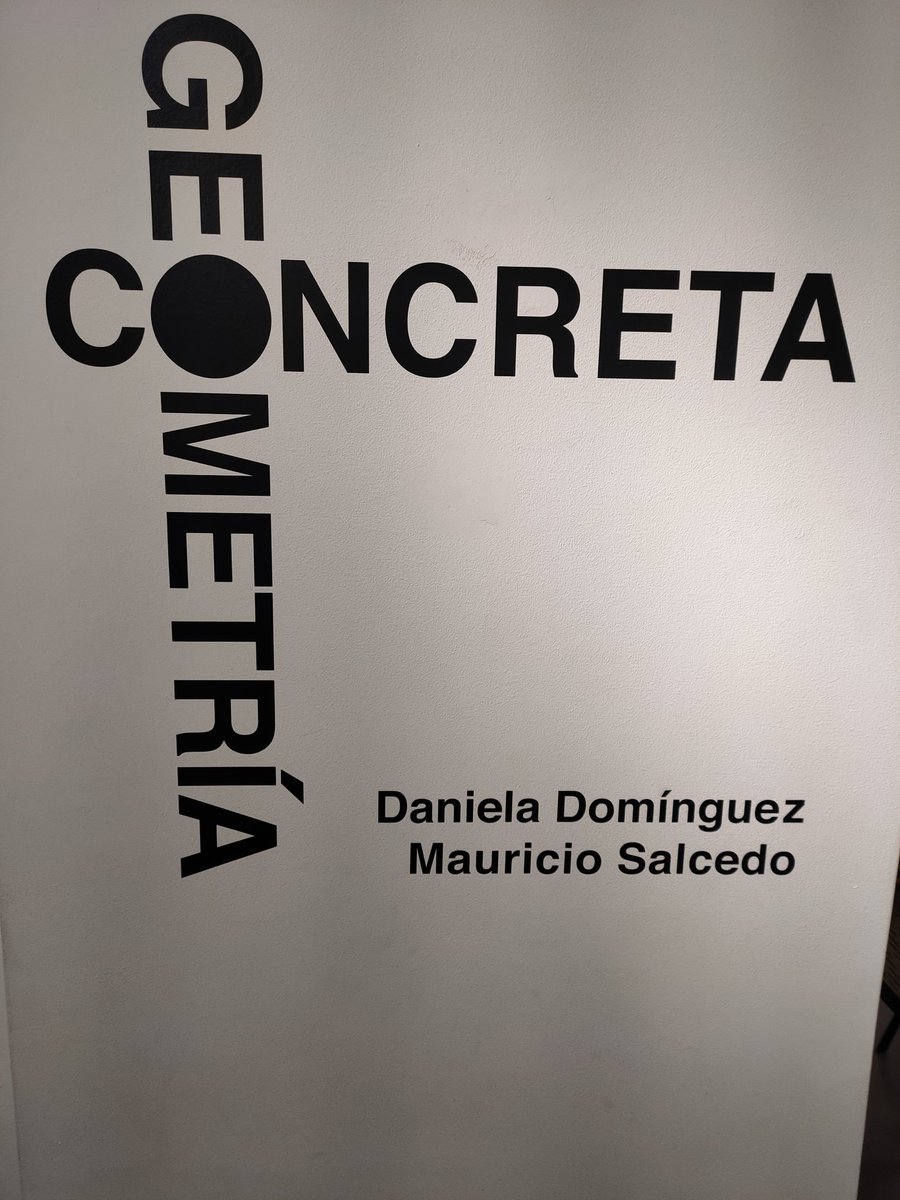 echilecolombia's tweet photo. Galería Del Portillo/MAZ de Bogotá inauguró la exposición de los artistas Daniela Domínguez de Chile y Mauricio Salcedo de Colombia "Concreta Geometría: Diálogos materiales y espaciales" organizada por Notas al Futuro, MoCuLat y su director creativo Fabrizio Rubio.
@diracchile https://t.co/fhu3Edx88T