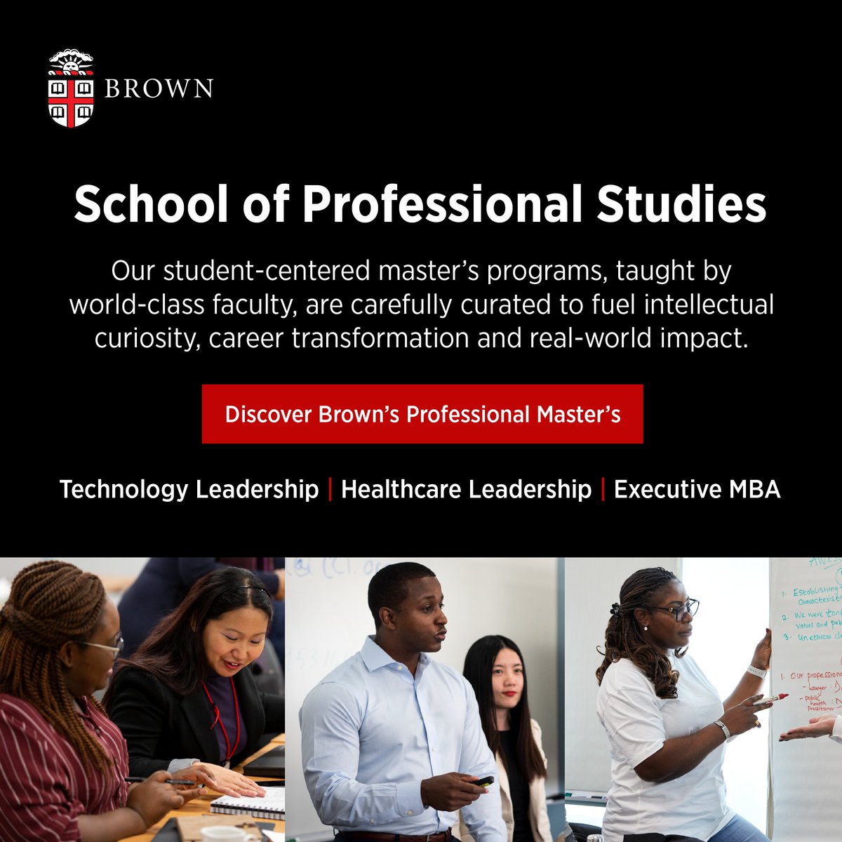 Elevate your career with Brown's School of Professional Studies. Our flexible, hybrid Professional Master's programs combine rigorous academics and real-world impact—all while you continue working.

Learn More At professional.brown.edu/degree?utm_sou…