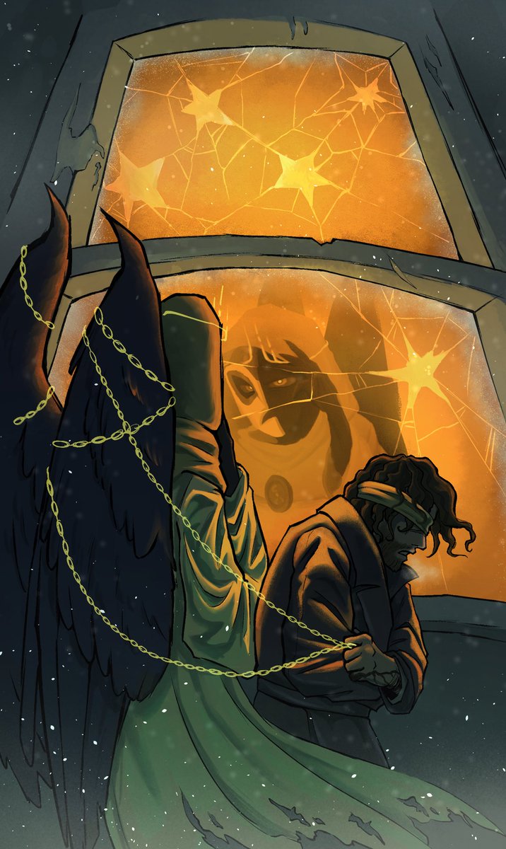 KryptidKrackers's tweet photo. Very late to the party but here one of the cards I did for the @MalevolentTarot zine. Amazing project and amazing ppl. Had an awesome time! 

Wouldn’t be me if it wasn’t a Yellow one 

5 of pentacles ✨❄️👑 https://t.co/iDB2h8toL8
