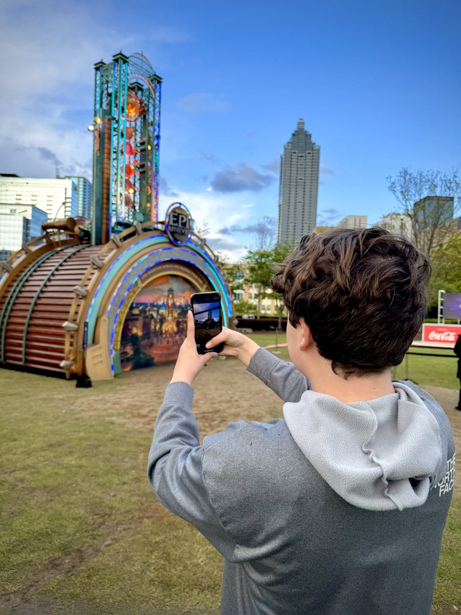 ThemeParkMax's tweet photo. a look at the epic universe preview in Atlanta! Thoughts?? https://t.co/qlhLqttmKB