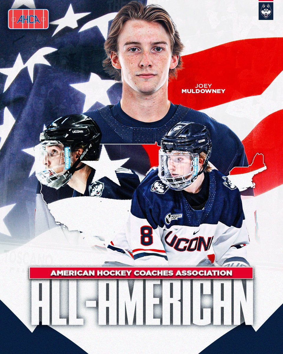 SECOND TEAM ALL-AMERICAN🗣️🗣️

They let Joey Muldowney get hot, and he is now a  All-American❄️🏒🚌