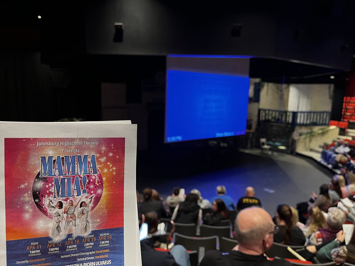 Opening night for JHS Theatre production of Mamma Mia! ⁦<a href="/JHSSkyhawks/">Johnsburg Skyhawks</a>⁩ ⁦<a href="/JohnsburgSD12/">Johnsburg School District 12</a>⁩