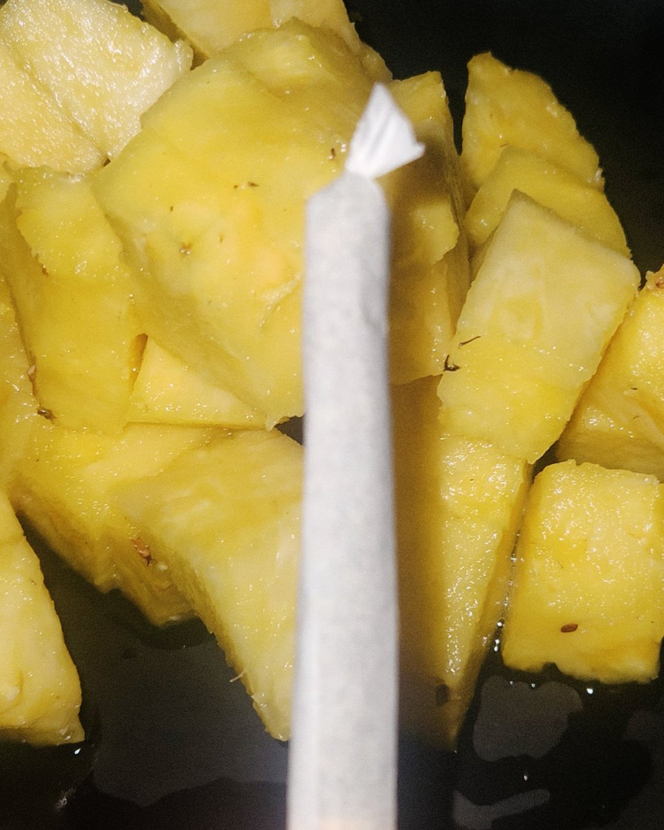FreestyleLyfe's tweet photo. Praise to the almighty n mother nature making it happen ! Grateful for this organic pineapple and organic herbs to mellow the soul and meditate the mind. #organic #wfpb #essene #healthiswealth https://t.co/lsA3mrIneQ