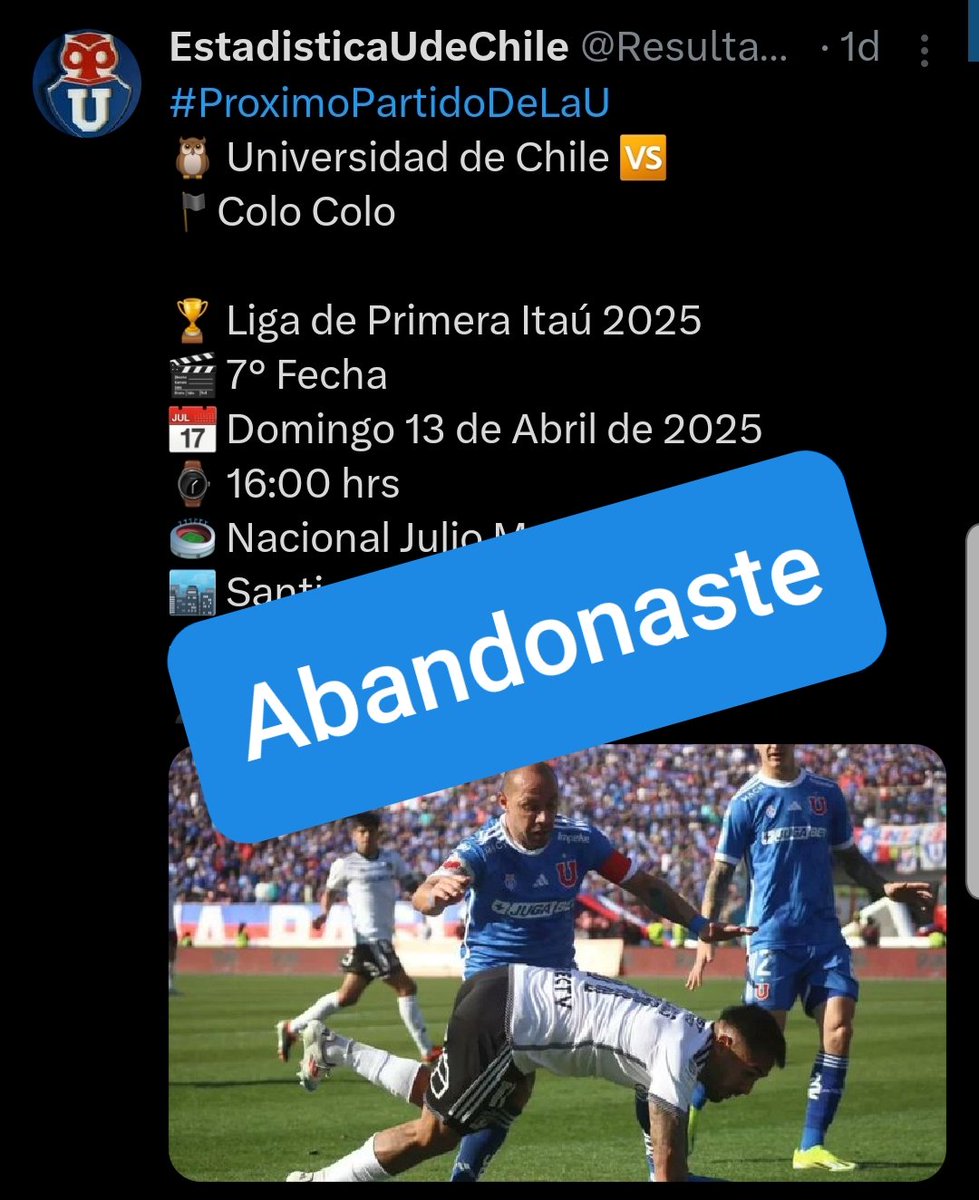 ResultadosU's tweet photo. https://t.co/u6lRM2sAvF