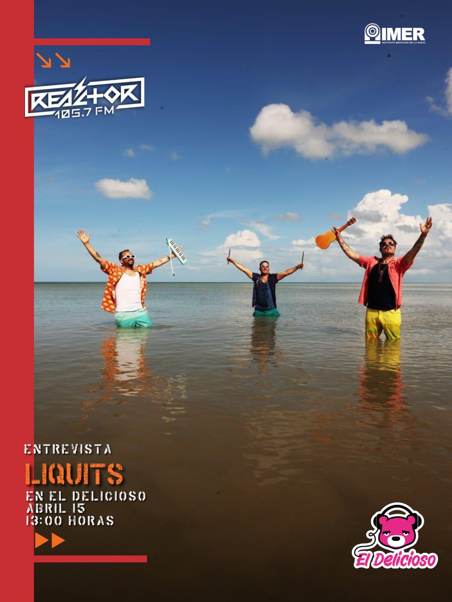 Próximo martes <a href="/JardinLiquits/">Liquits</a> en @eldelicioso105 ❤️ a través de <a href="/Reactor105/">Reactor 105.7 FM</a>