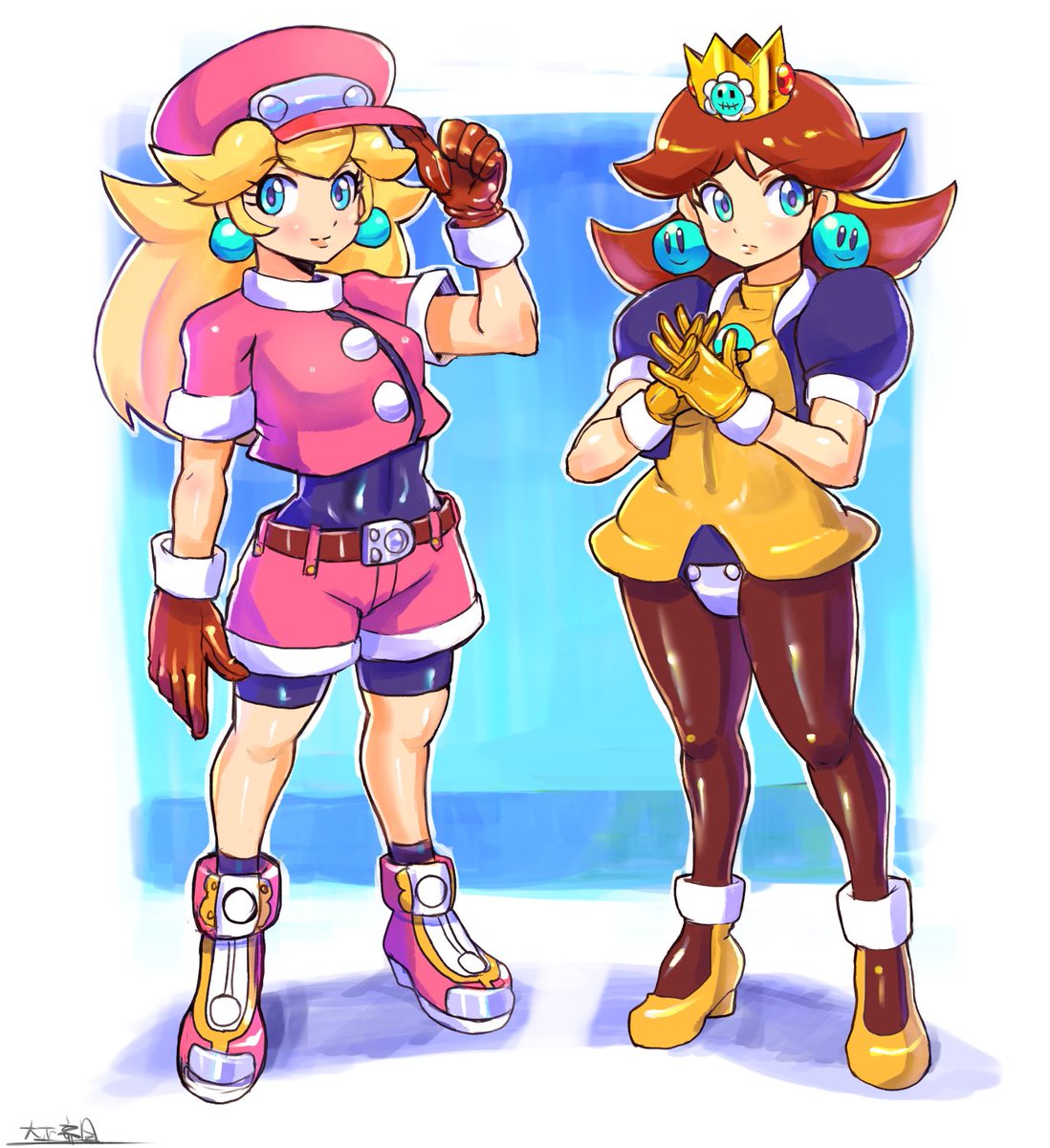 トロン様デイジー🌼とロールちゃんピーチ姫🍑 