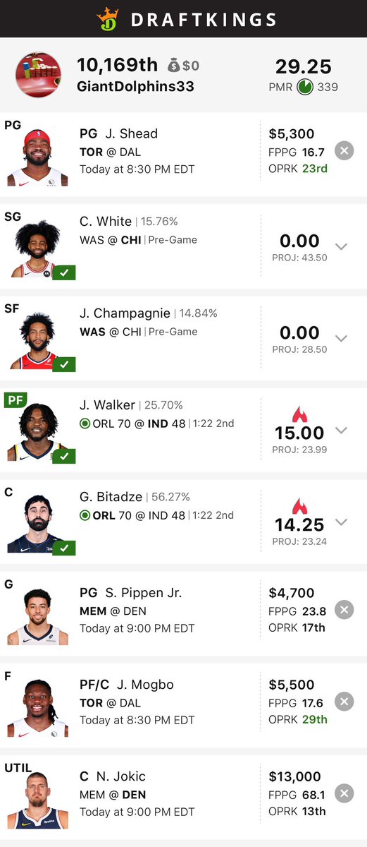 mikerizz33's tweet image. Made it through the first window unscathed, and switched onto White w Giddy out, lets see how this goes @mjrkukocDFS