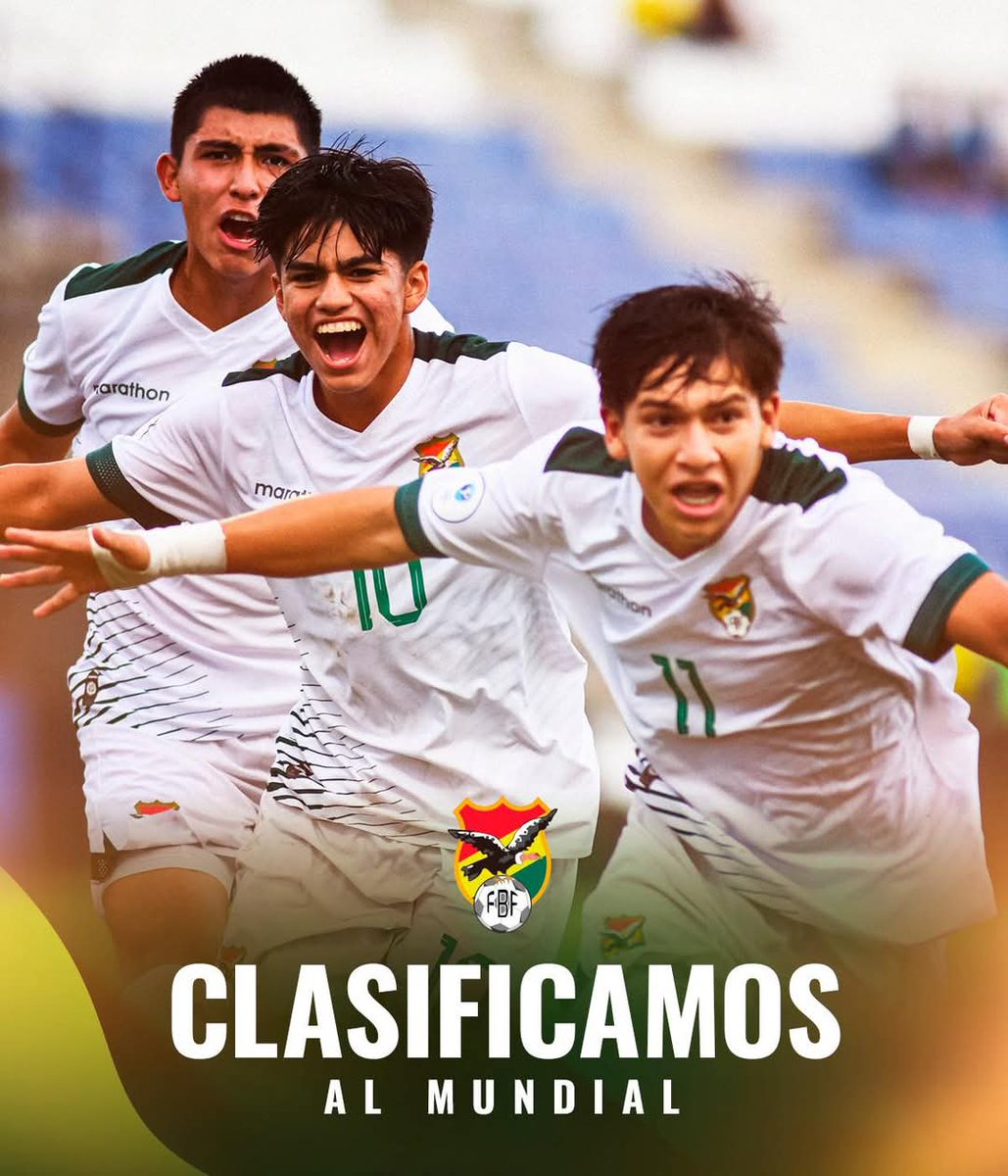 ¡#Bolivia gana y se va al Mundial 🎶!

Felicidades campeones y gracias por esta inmensa alegría para todos los bolivianos, en medio de tantas angustias por la crisis. 

Esta nueva generación nos hace soñar en un futuro con esperanza.