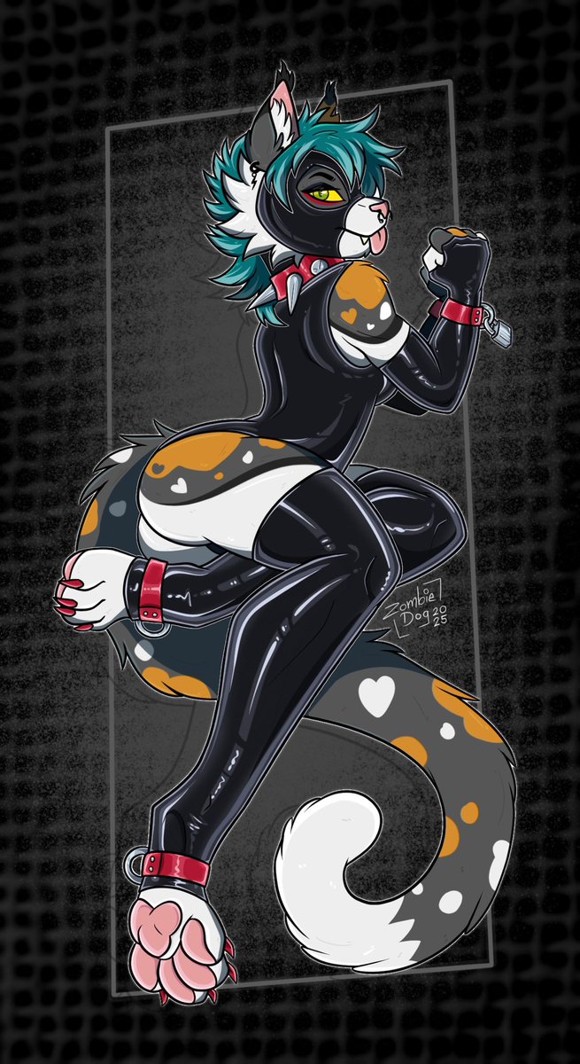 Such a pretty cat in a pretty suit🖤🔥
#latex #latexsuit #furryart #furrynsfw #DigitalArtist