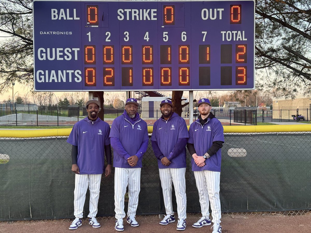 Congratulations to Coach Isaiah Davis on his first win as the Ben Davis Head Baseball Coach!