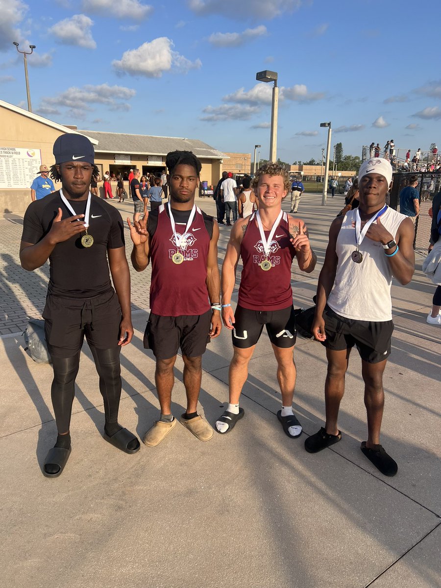 Congrats to these Mighty Ram Football players on bringing home the county title and winning the 4x1